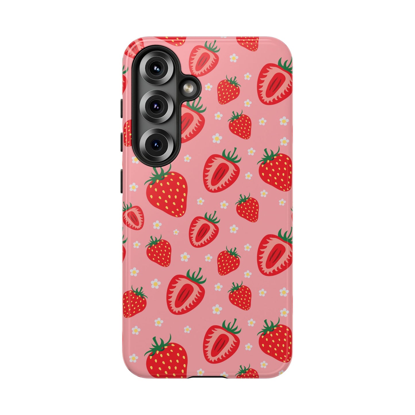 Berry Strawberry: Fruit-inspired phone case for iPhone, Samsung Galaxy and Google Pixel devices