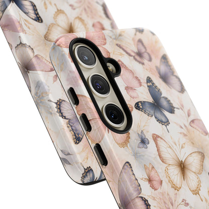 Butterfly Pastels Phone Case: Tough Case for iPhone and Samsung Galaxy devices
