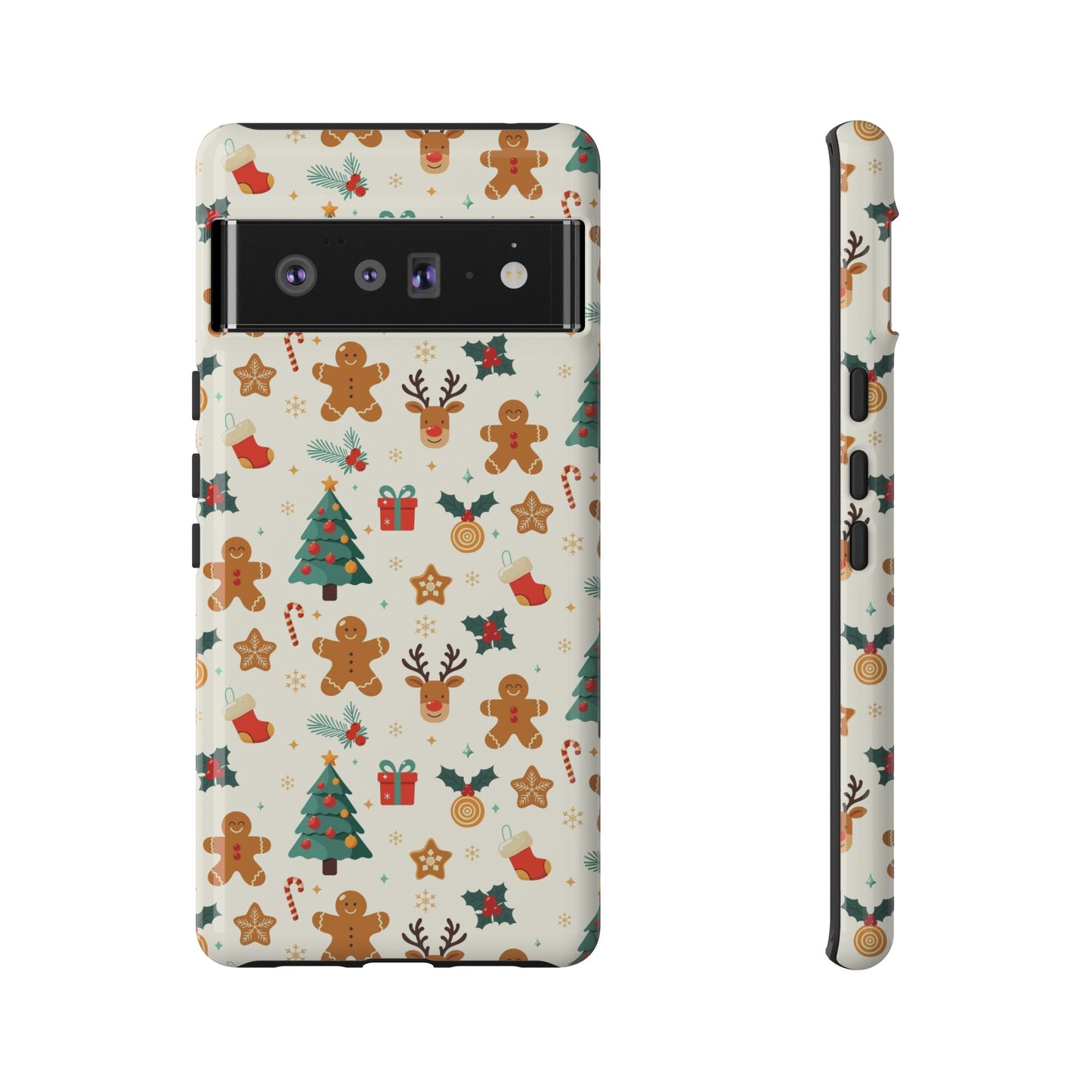 Gingerbread Holidays: Xmas-themed phone case for iPhone, Samsung and Google Pixel