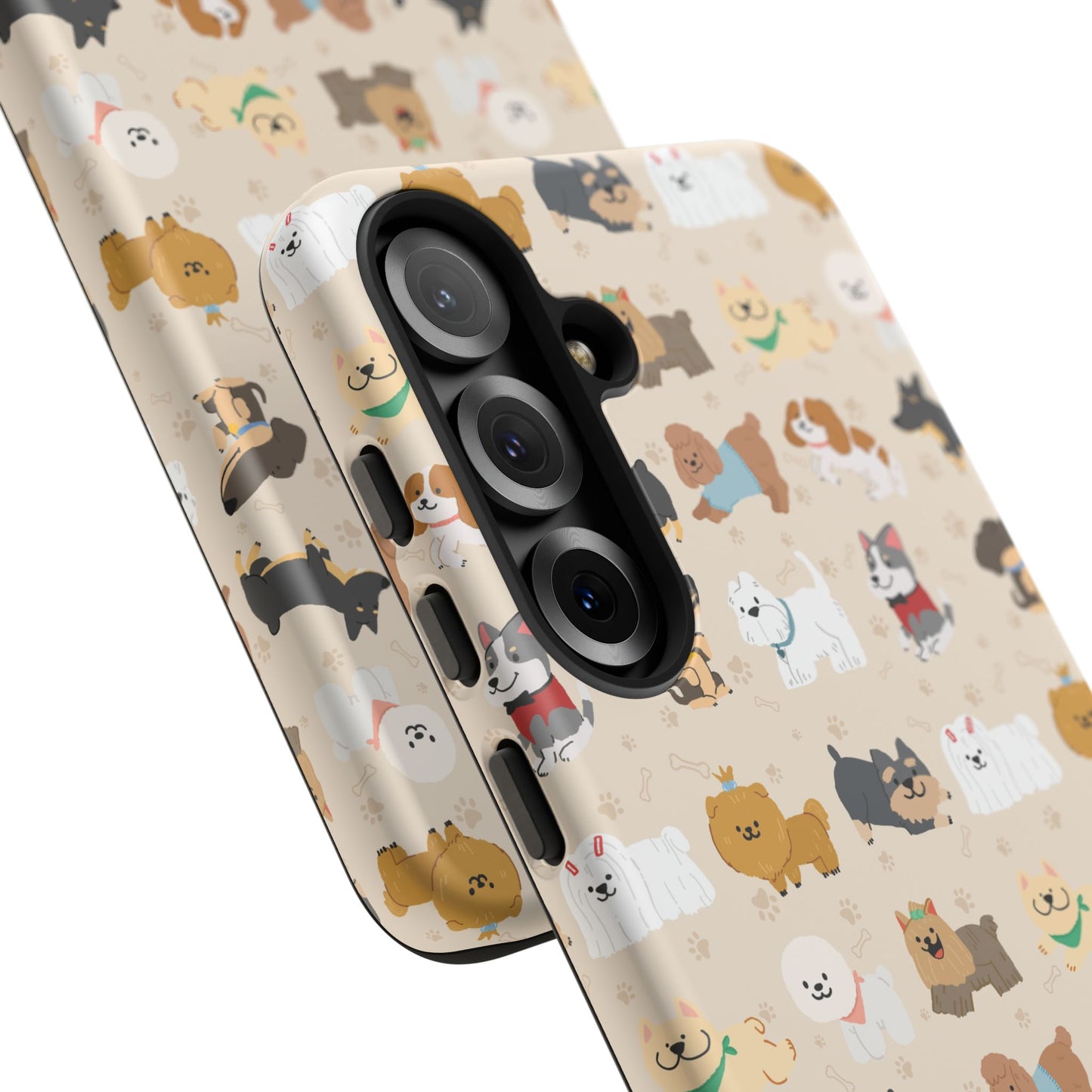 Cute Dogs: Tough Case for iPhone, Samsung Galaxy and Google Pixel devices