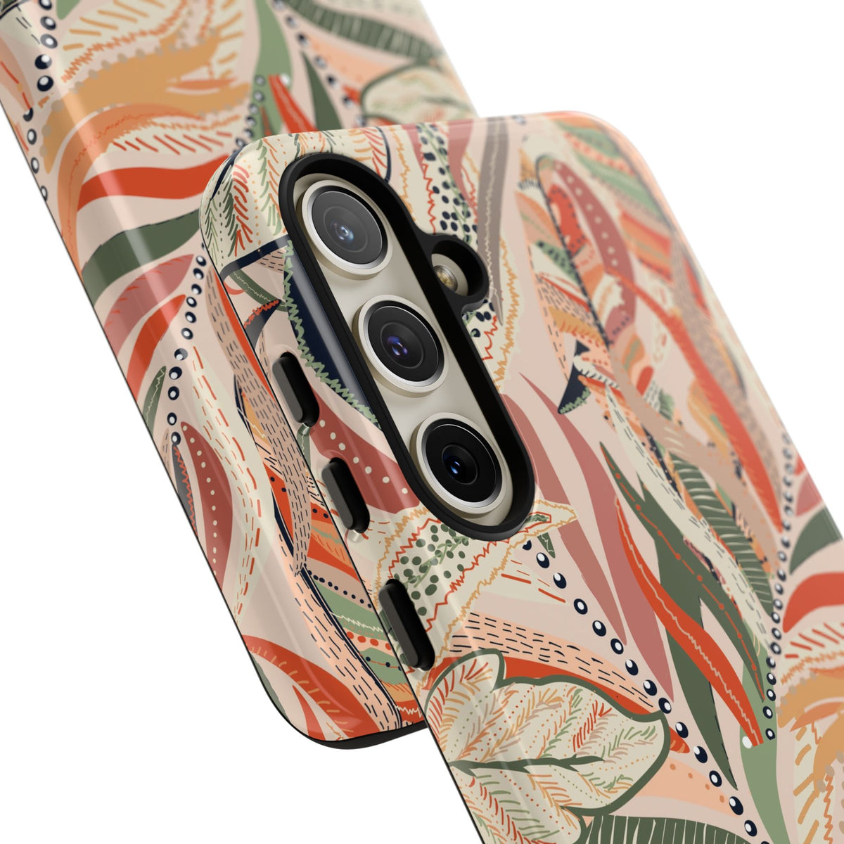 Terracotta Leaves Phone Case: Nature‑Inspired Art for iPhone, Samsung Galaxy and Google Pixel devices