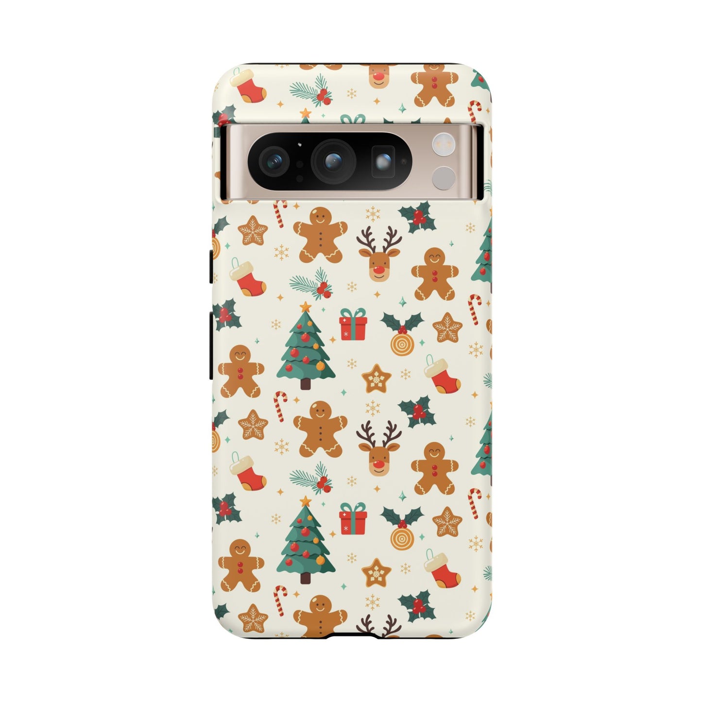 Gingerbread Holidays: Xmas-themed phone case for iPhone, Samsung and Google Pixel