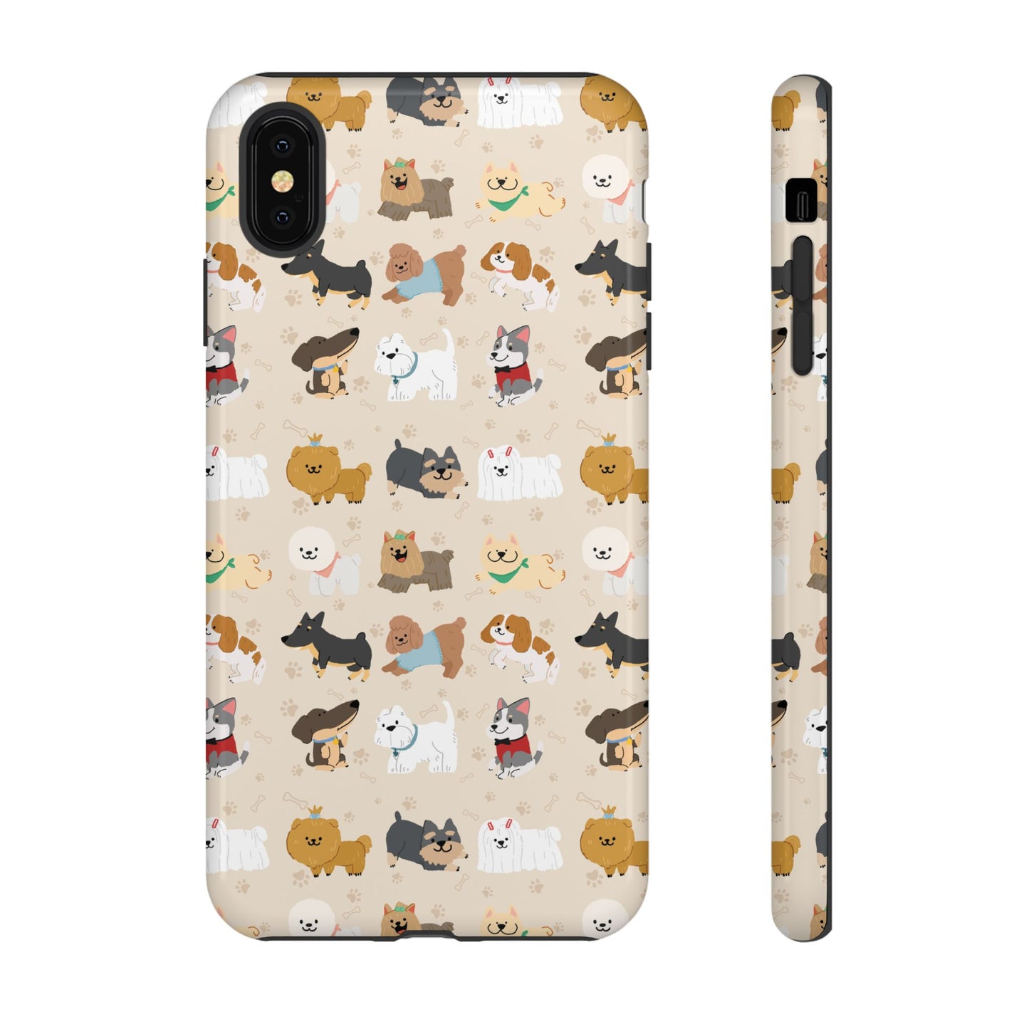 Cute Dogs: Tough Case for iPhone, Samsung Galaxy and Google Pixel devices