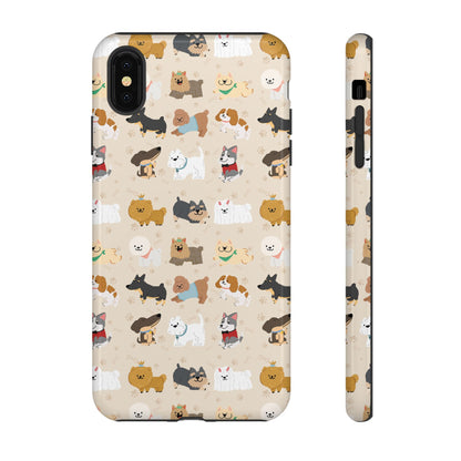 Cute Dogs: Tough Case for iPhone, Samsung Galaxy and Google Pixel devices