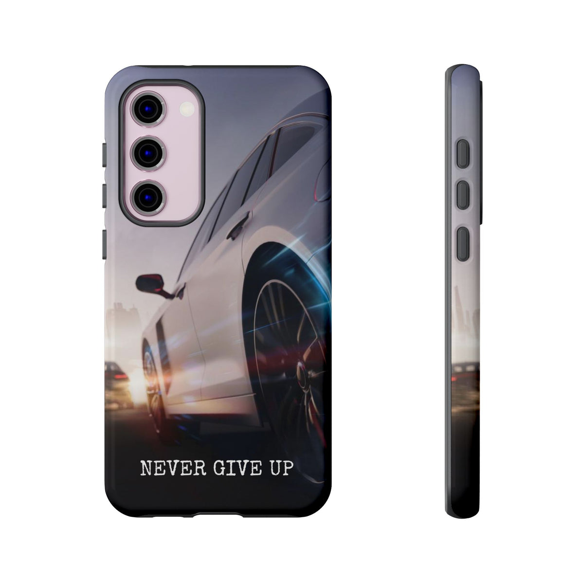 Never Give Up:  Motivational Phone Case for iPhone, Samsung Galaxy and Google Pixel devices