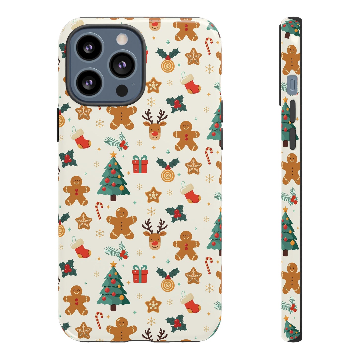 Gingerbread Holidays: Xmas-themed phone case for iPhone, Samsung and Google Pixel