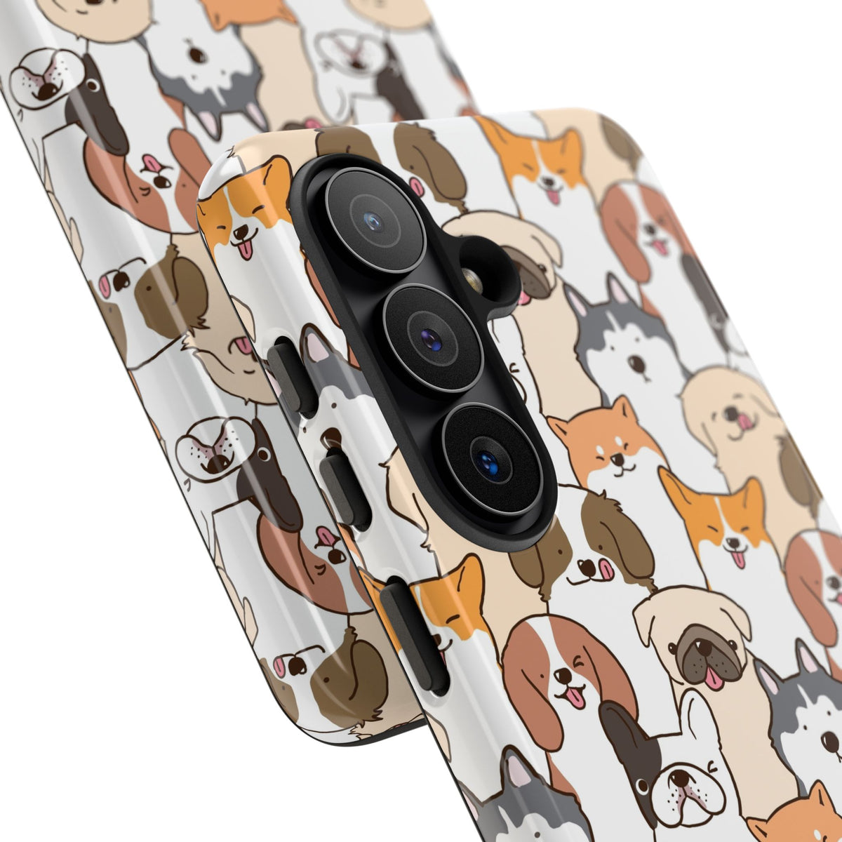 Cute Dogs Charm Phone Case for iPhone, Samsung Galaxy and Google Pixel devices