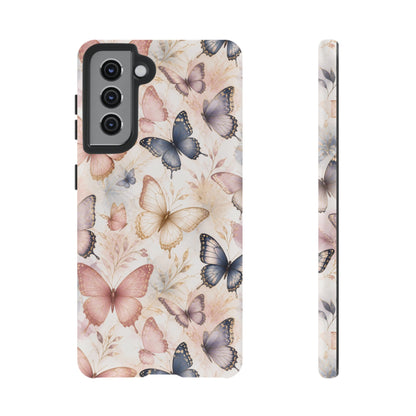 Butterfly Pastels Phone Case: Tough Case for iPhone and Samsung Galaxy devices