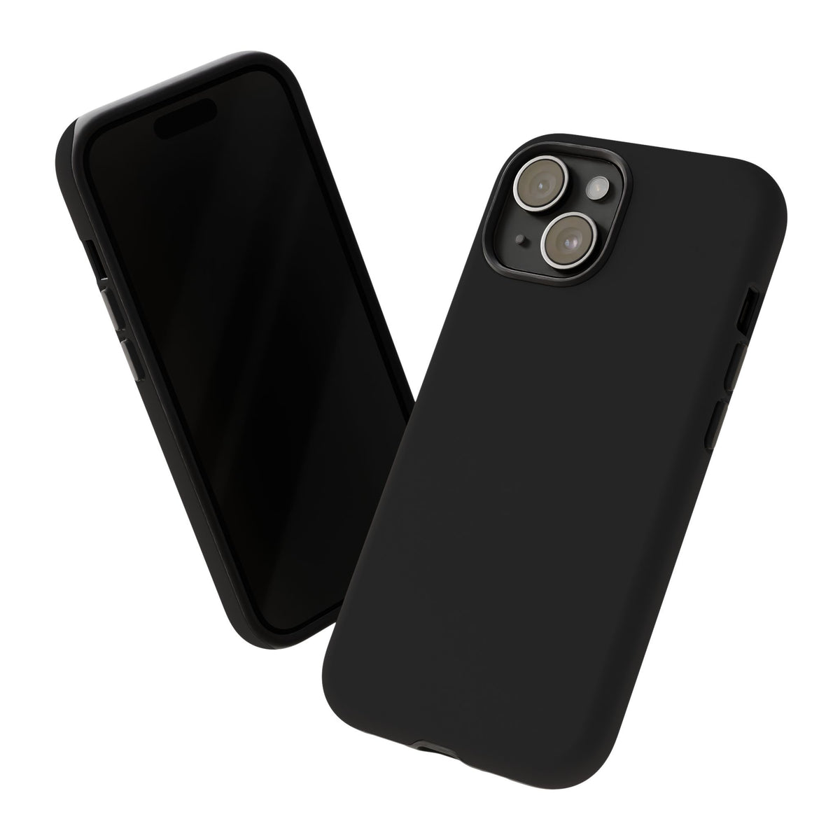 Space Black: Pure black phone case for iPhone, Samsung Galaxy and Google Pixel devices