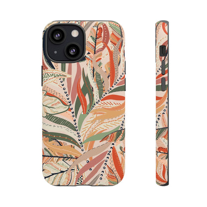 Terracotta Leaves Phone Case: Nature‑Inspired Art for iPhone, Samsung Galaxy and Google Pixel devices