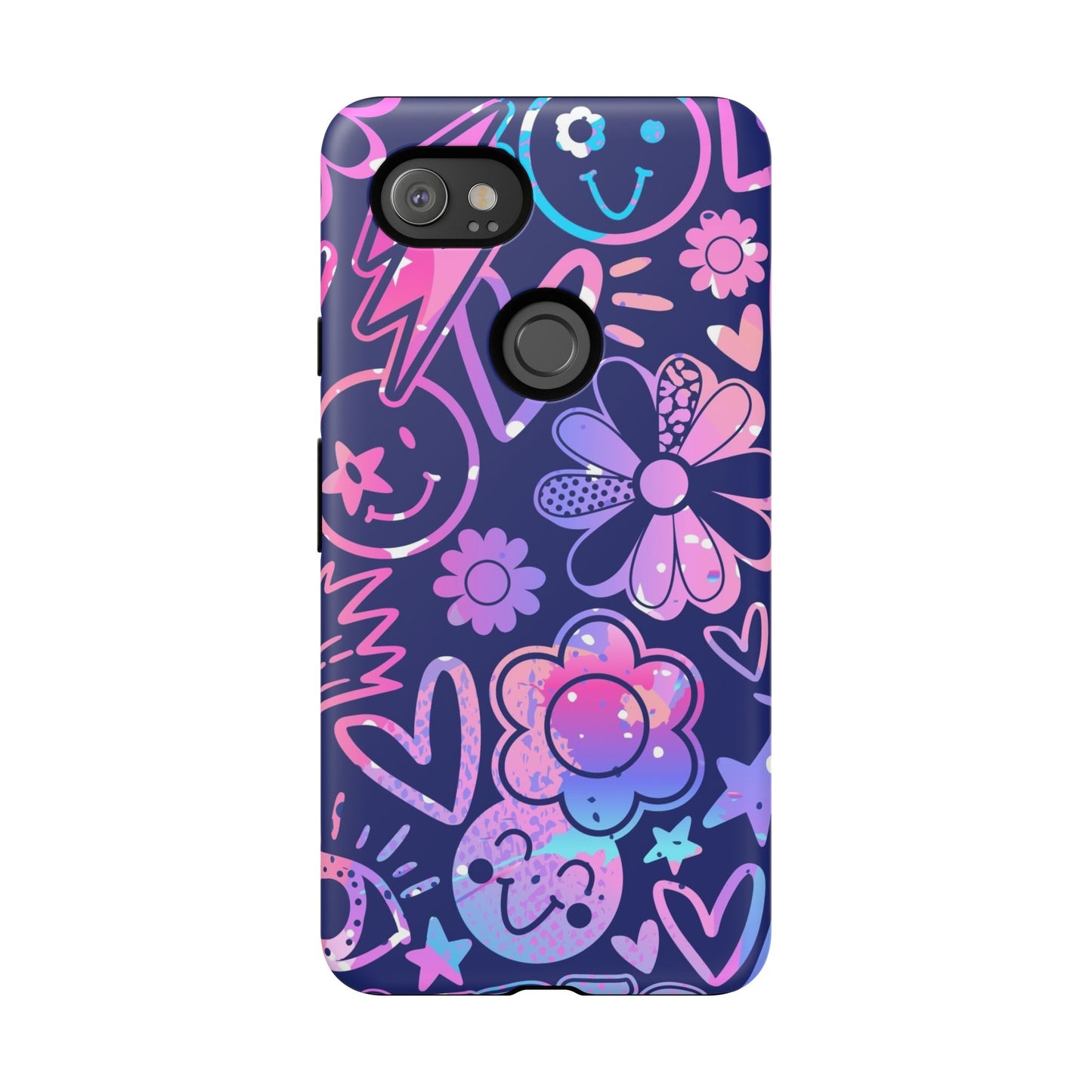 Live Inspired: Purple Tough Case for iPhone, Samsung Galaxy and Google Pixel devices