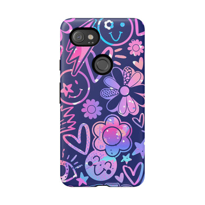 Live Inspired: Purple Tough Case for iPhone, Samsung Galaxy and Google Pixel devices