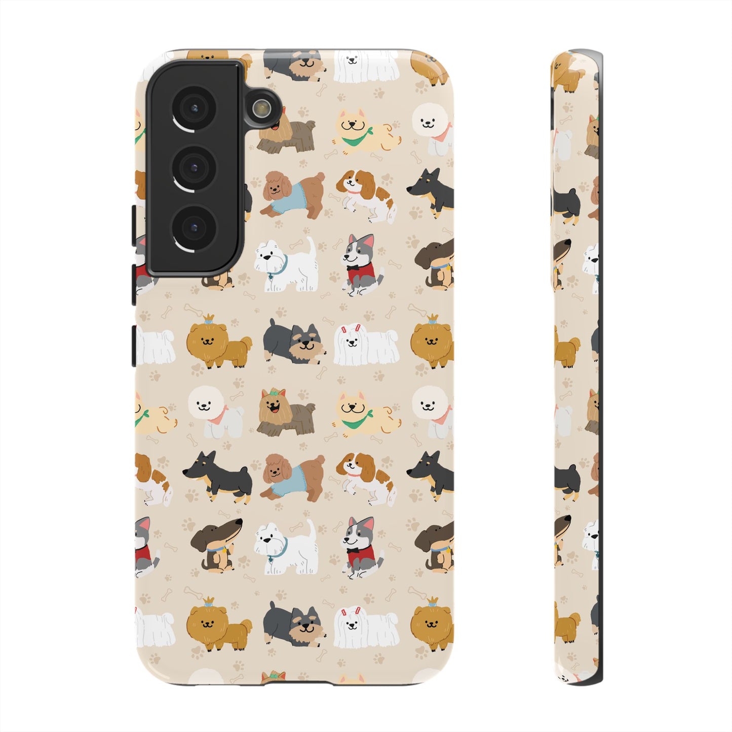 Cute Dogs: Tough Case for iPhone, Samsung Galaxy and Google Pixel devices