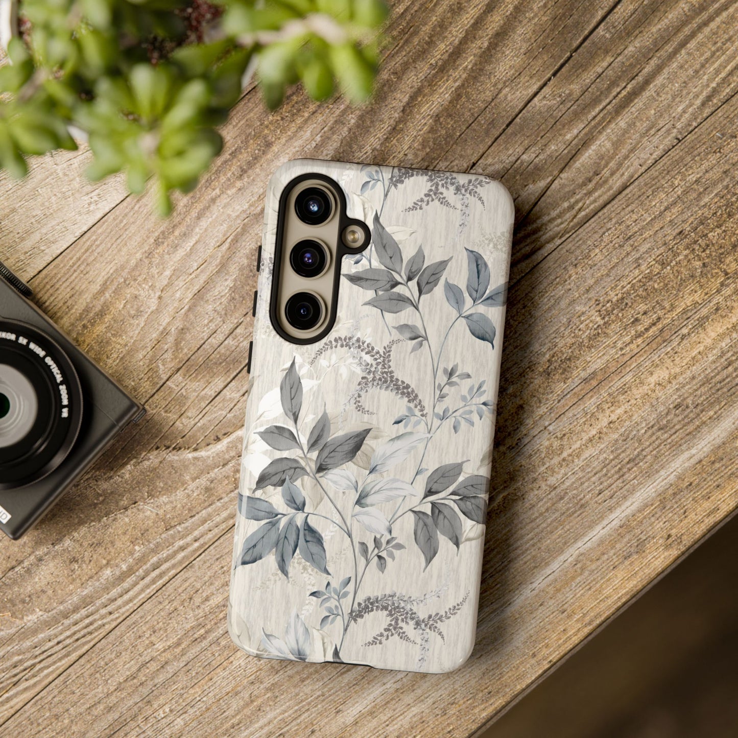 Luxury Leaves: Artistic case for iPhone, Samsung Galaxy and Google Pixel