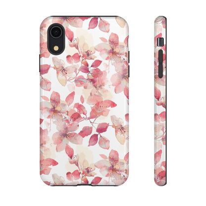 Watercolor Flowers: Tough Case for iPhone, Samsung Galaxy and Google Pixel devices