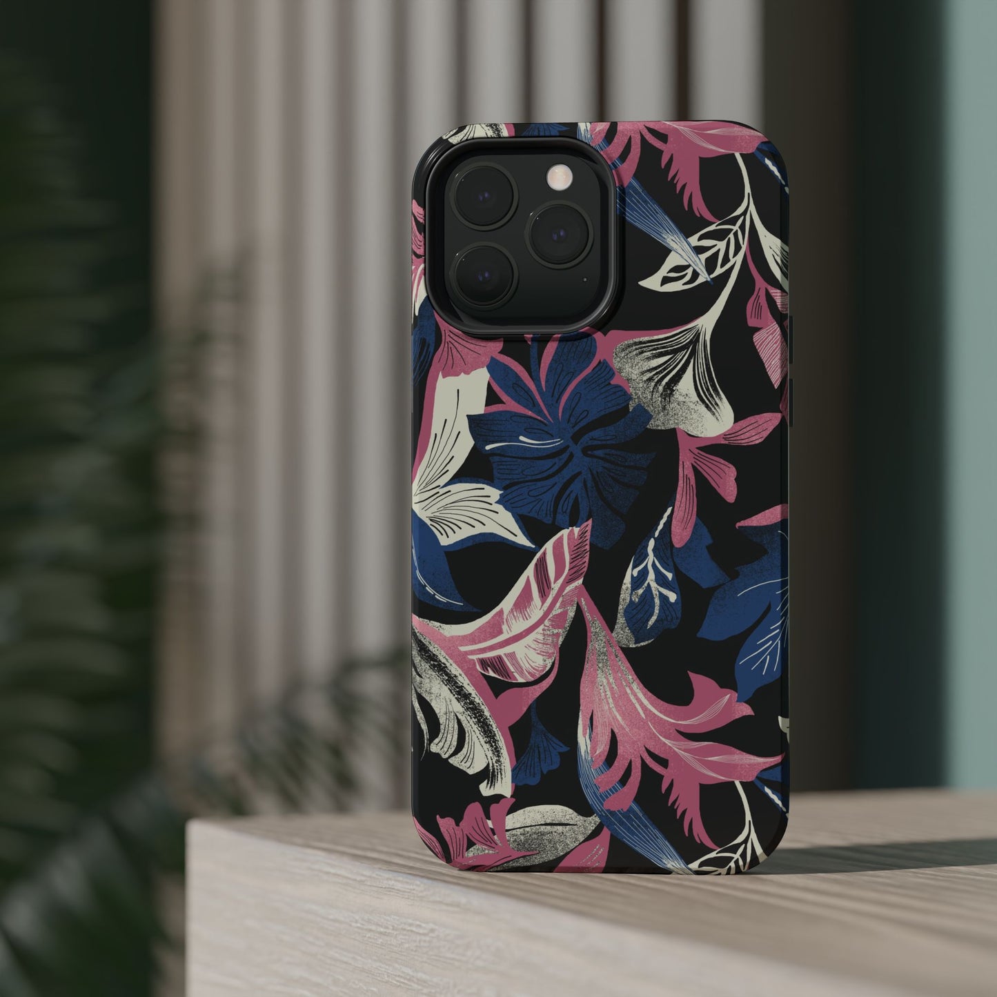 Tropique (MagSafe version): Palm & Fall Fusion Phone Case for iPhone