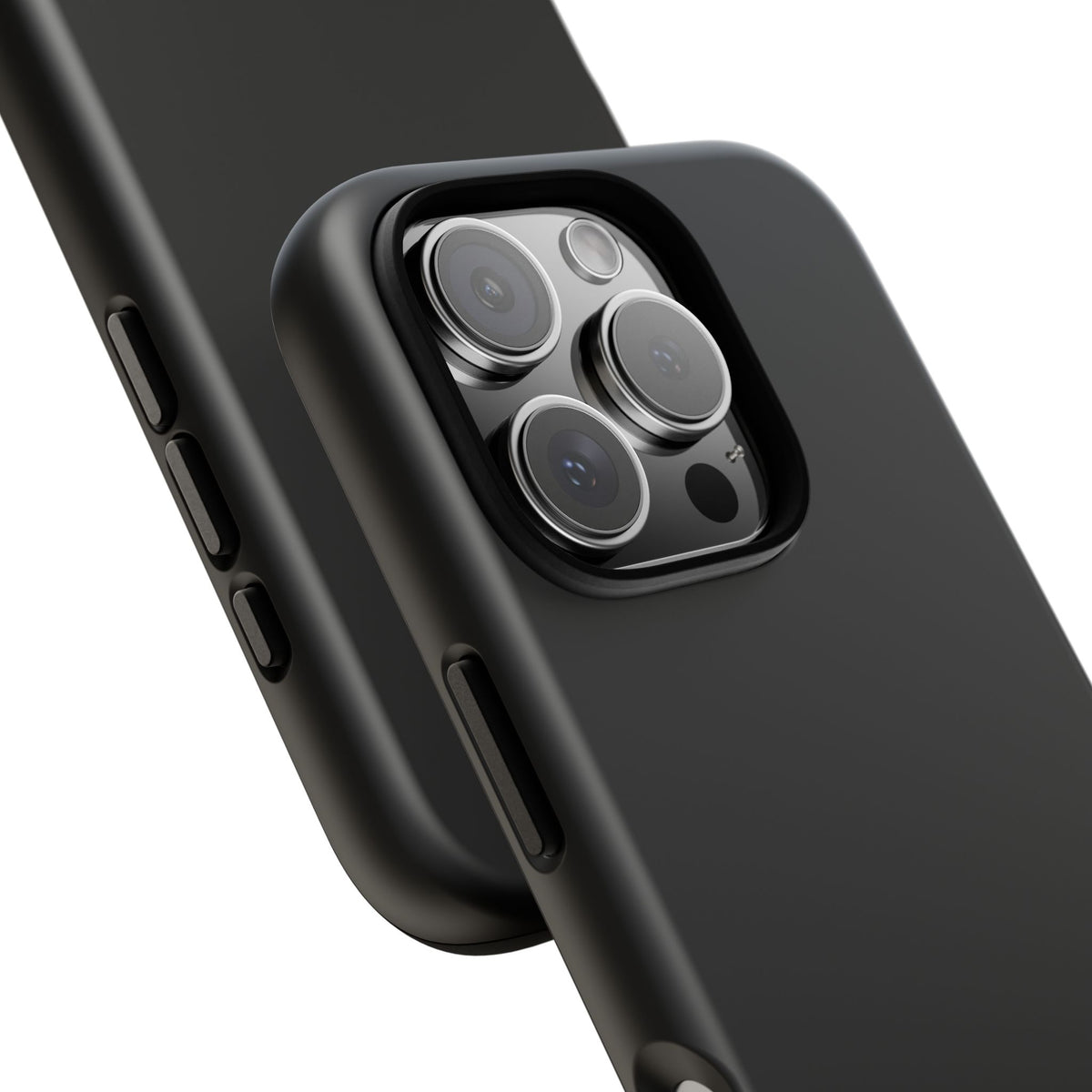Space Black: Pure black phone case for iPhone, Samsung Galaxy and Google Pixel devices