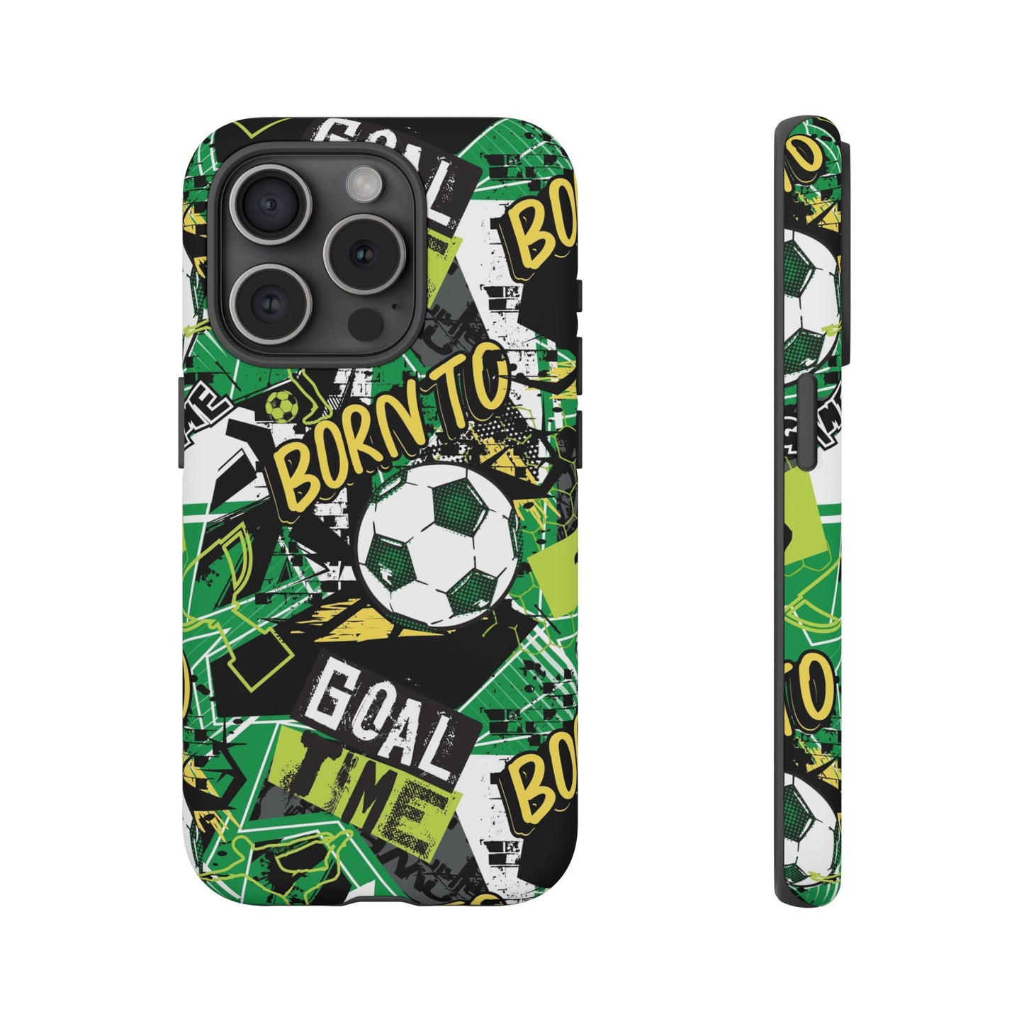 Born to Goal: Football-inspired phone case for iPhone and Samsung Galaxy