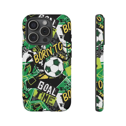 Born to Goal: Football-inspired phone case for iPhone and Samsung Galaxy