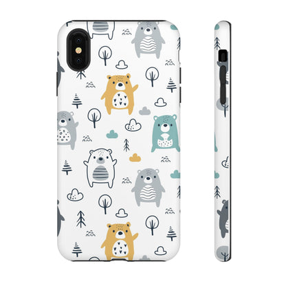 Bear Friends: Cute Phone Case for iPhone, Samsung Galaxy and Google Pixel devices