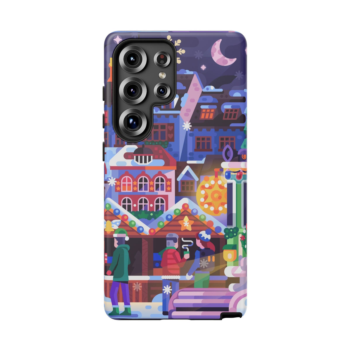 Christmas Fair in Old Town: Holiday-Themed case for iPhone, Samsung Galaxy and Google Pixel