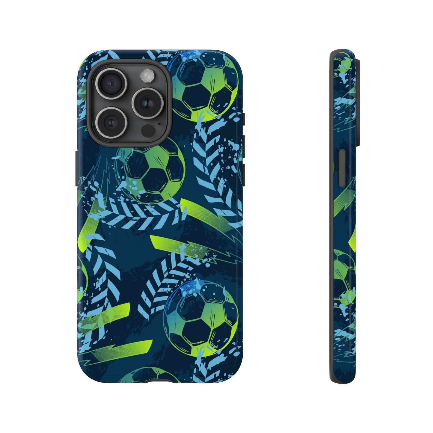 Football: Protective phone case for iPhone, Samsung Galaxy and Google Pixel phones