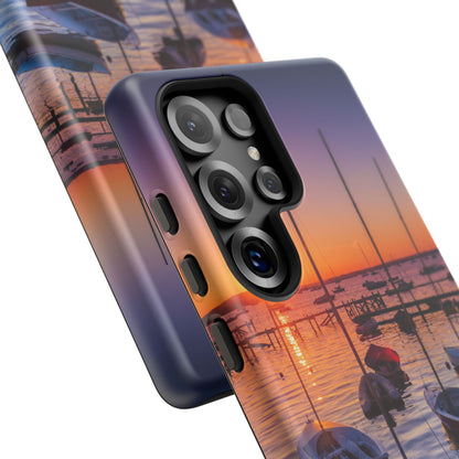 Fortune Favors the Bold: Sunset Sail Phone Case for iPhone, Samsung Galaxy and Google Pixel devices