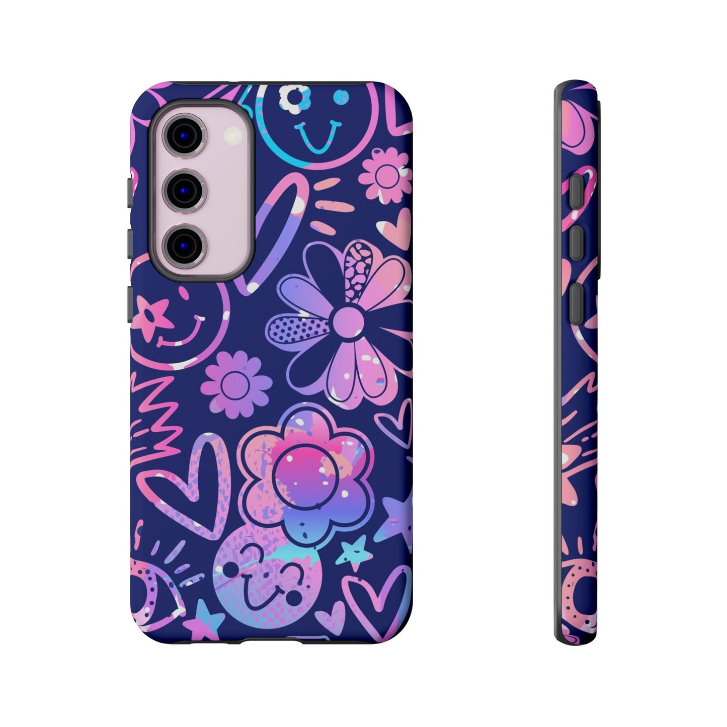 Live Inspired: Purple Tough Case for iPhone, Samsung Galaxy and Google Pixel devices