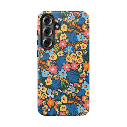 Bloom Burst: Color and Joy Themed Phone Case for iPhone, Samsung Galaxy and Google Pixel devices