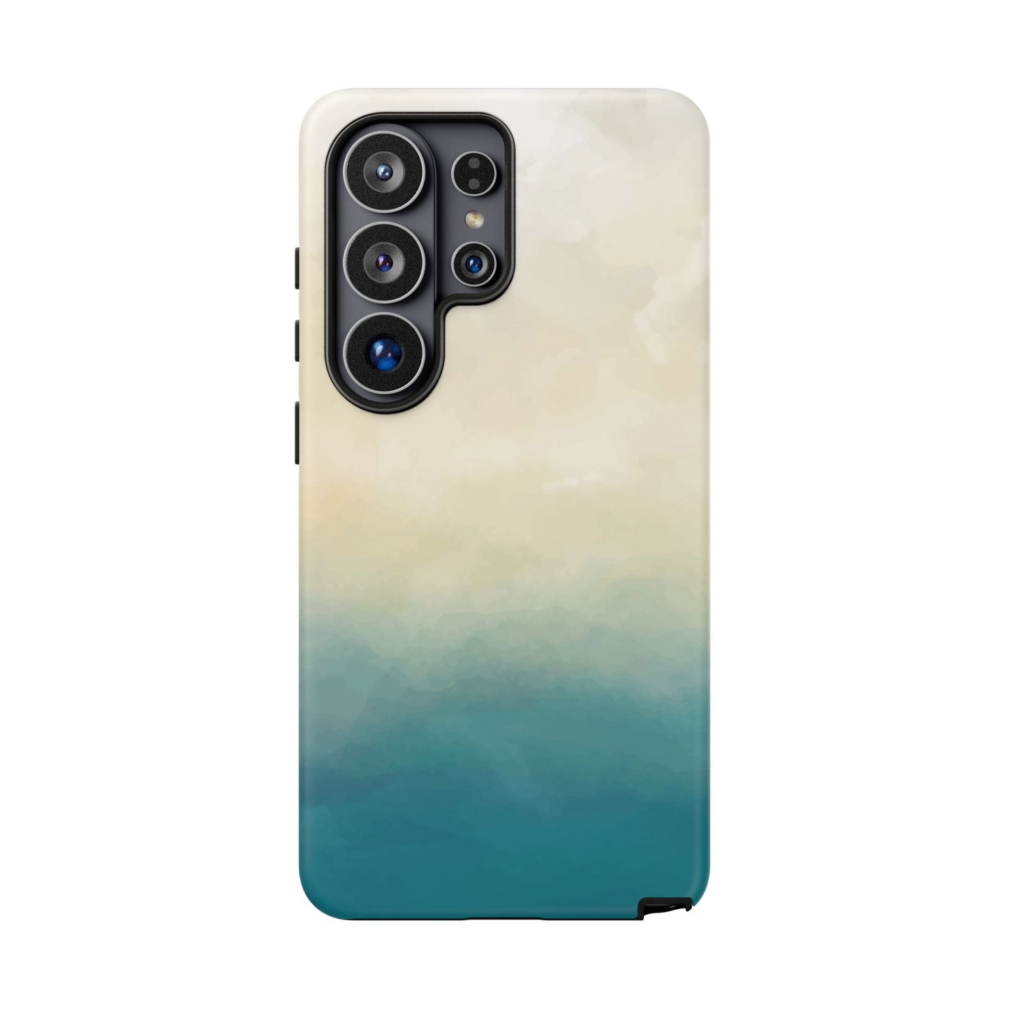 海と砂のグラデーションケース：iPhone、Galaxy、Google Pixelデバイス用ビーチ風スマホケース