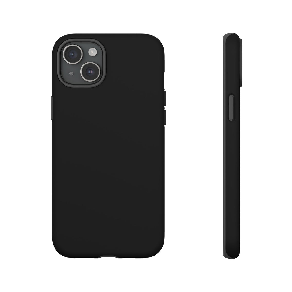 Space Black: Pure black phone case for iPhone, Samsung Galaxy and Google Pixel devices