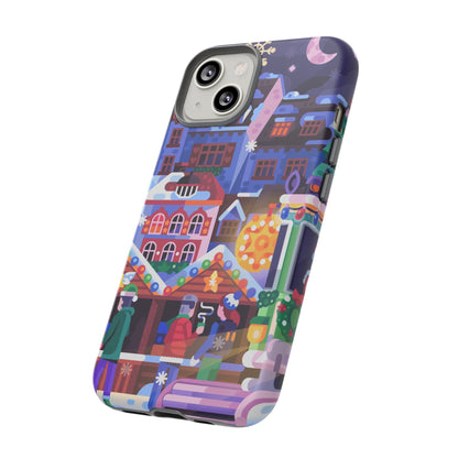 Christmas Fair in Old Town: Holiday-Themed case for iPhone, Samsung Galaxy and Google Pixel