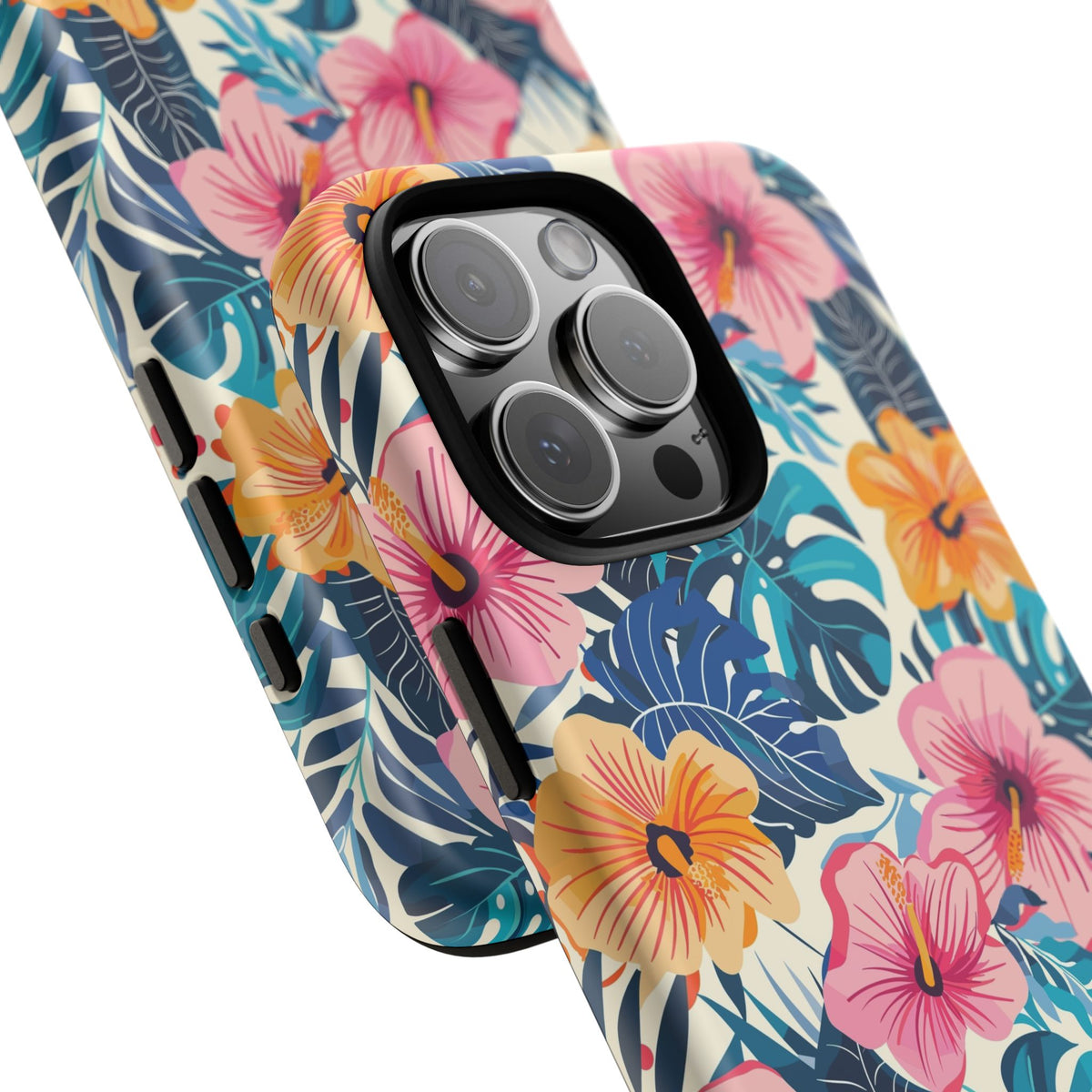 Hibiscus Bloom: Cute Floral Phone Case for iPhone, Samsung and Google Pixel