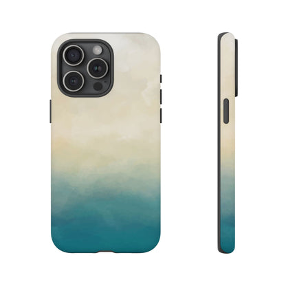 海と砂のグラデーションケース：iPhone、Galaxy、Google Pixelデバイス用ビーチ風スマホケース