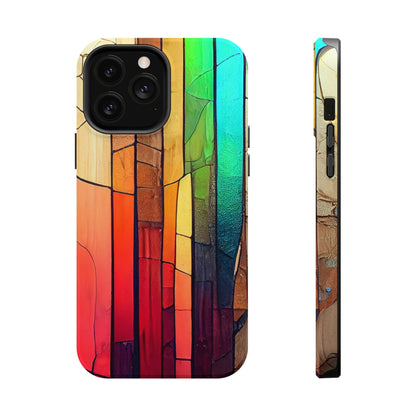 Stained Glass Design MagSafe Case for iPhone