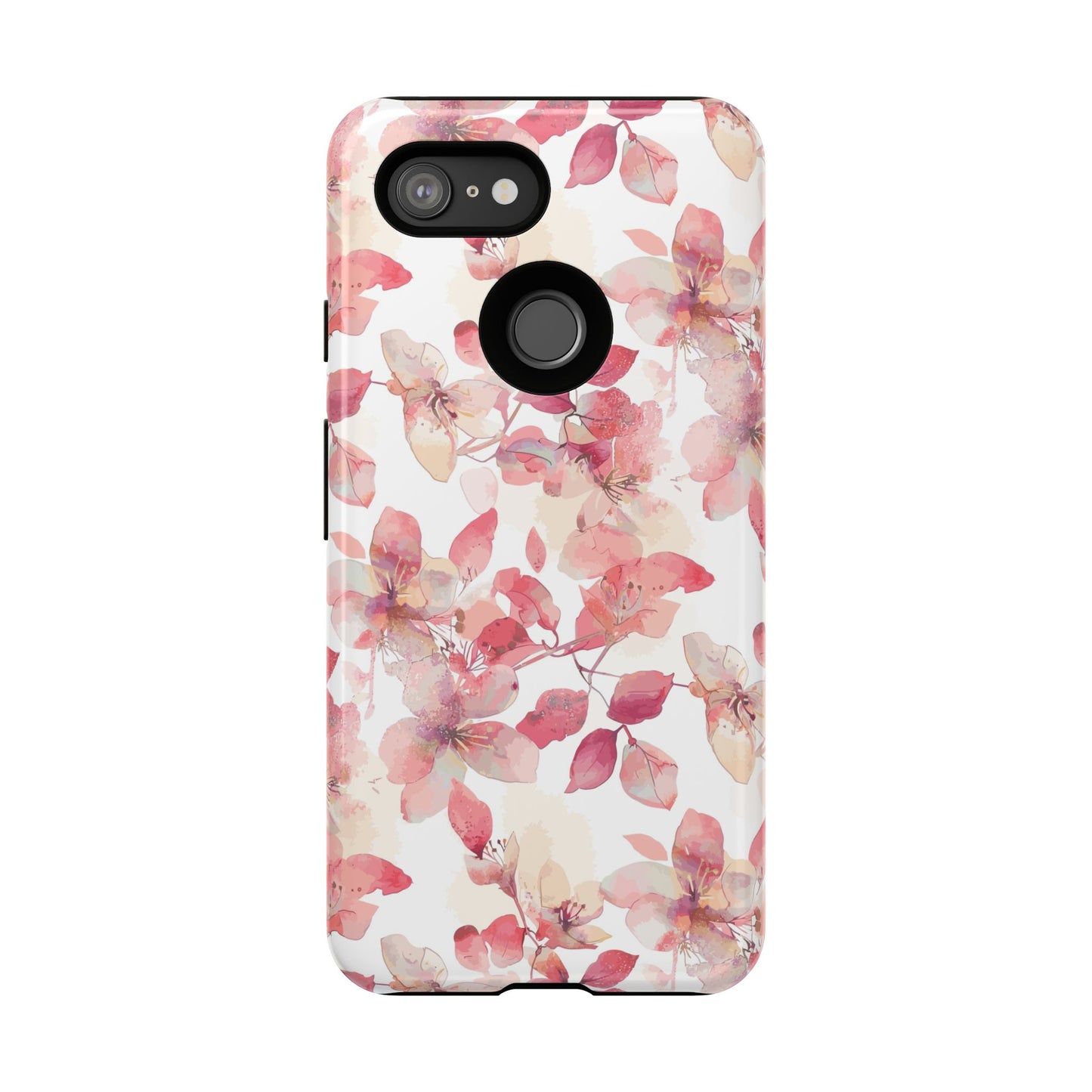Watercolor Flowers: Tough Case for iPhone, Samsung Galaxy and Google Pixel devices