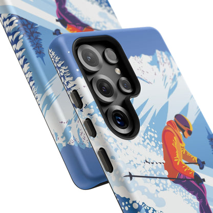 Glacier Rush: Ice Ski inspired phone case for iPhone, Samsung Galaxy and Google  Pixel devices
