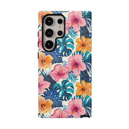 Hibiscus Bloom: Cute Floral Phone Case for iPhone, Samsung and Google Pixel