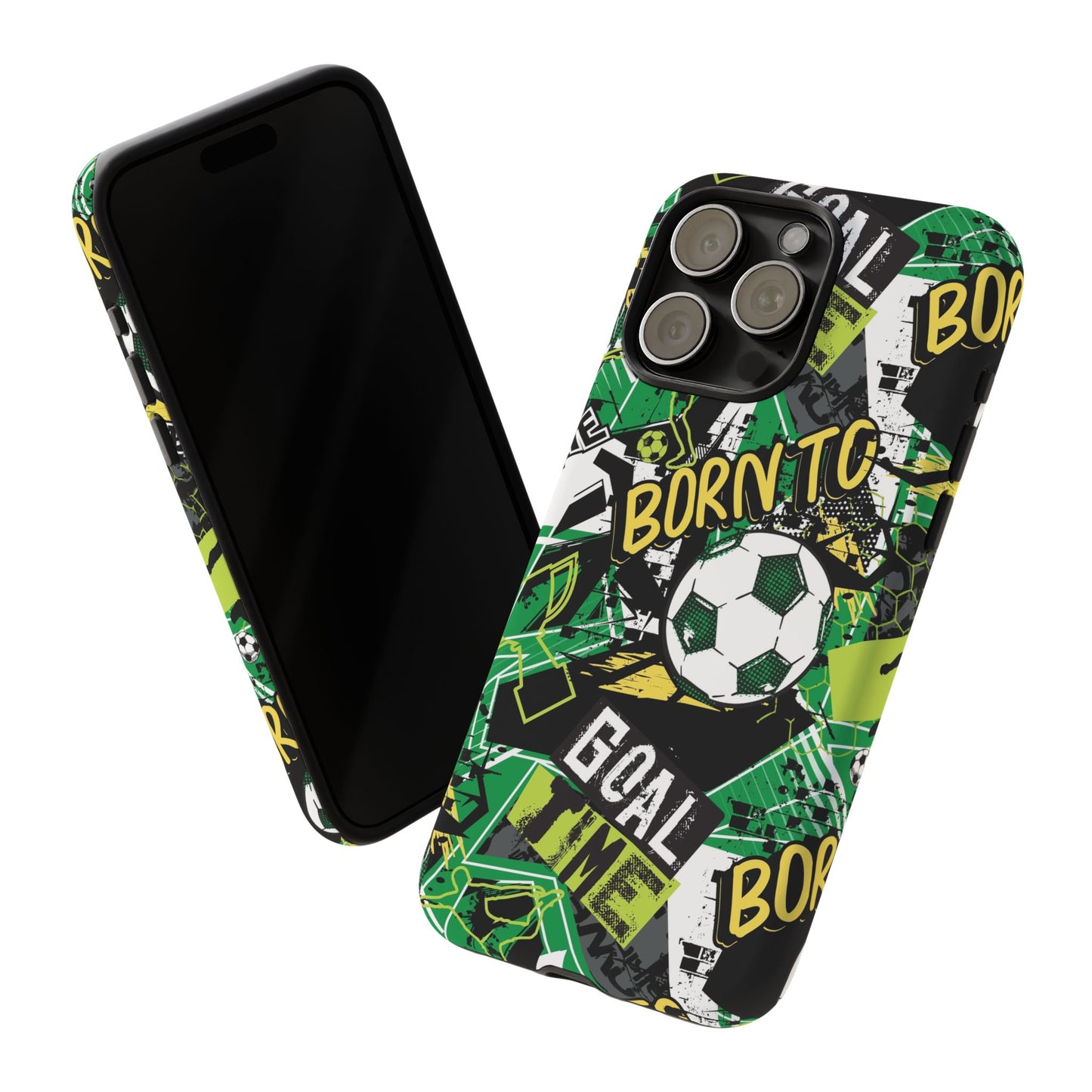 Born to Goal: Football-inspired phone case for iPhone and Samsung Galaxy