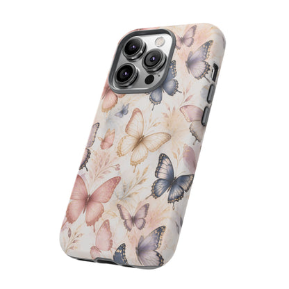 Butterfly Pastels Phone Case: Tough Case for iPhone and Samsung Galaxy devices