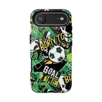 Born to Goal: Football-inspired phone case for iPhone and Samsung Galaxy