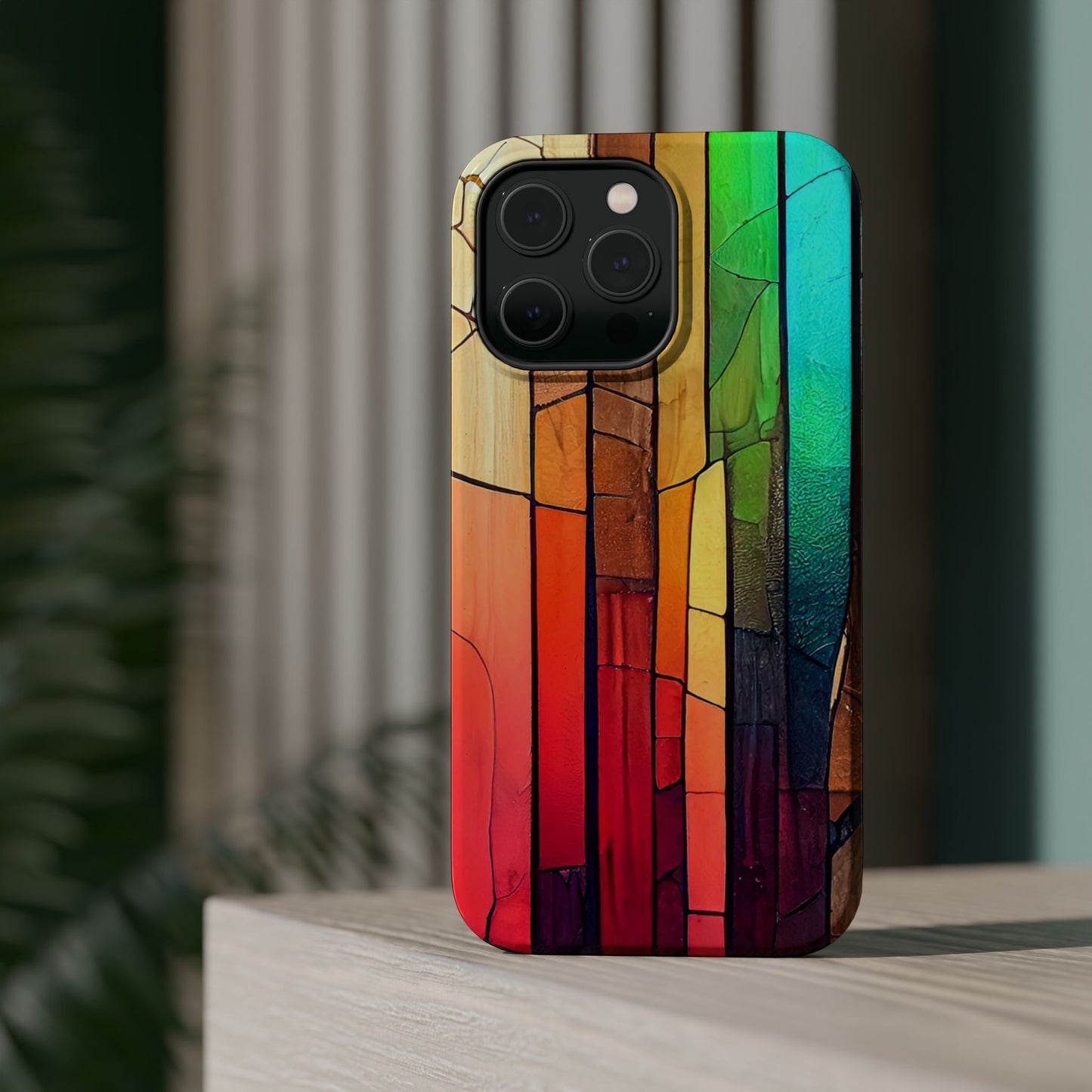 Stained Glass Design MagSafe Case for iPhone