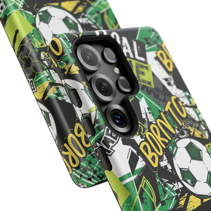 Born to Goal: Football-inspired phone case for iPhone and Samsung Galaxy