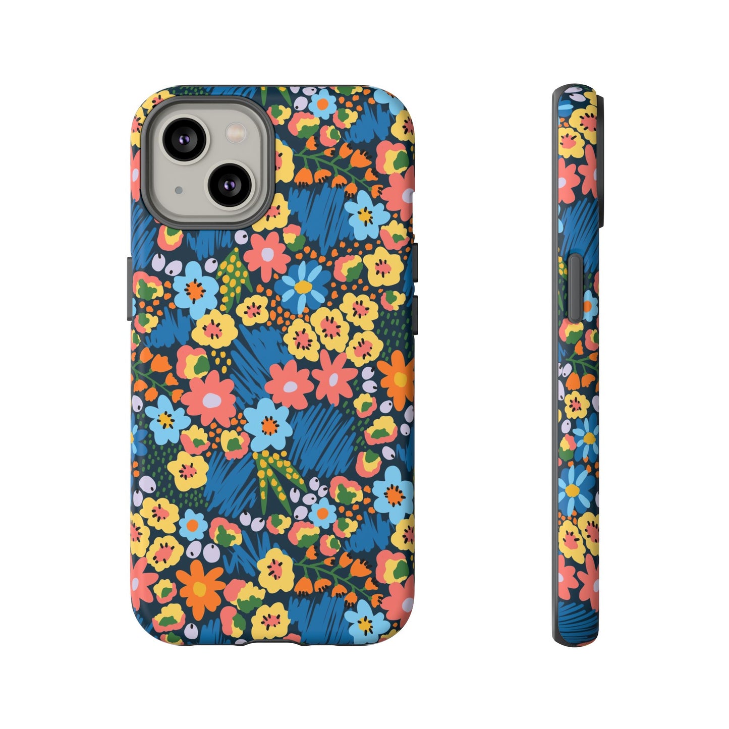 Bloom Burst: Color and Joy Themed Phone Case for iPhone, Samsung Galaxy and Google Pixel devices