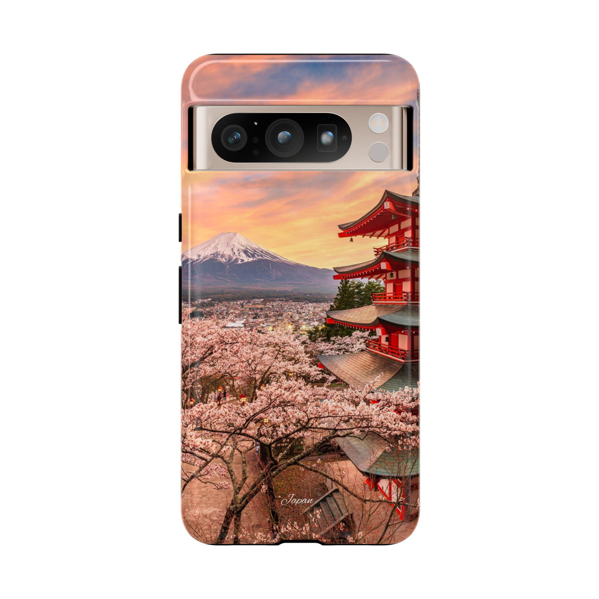 Mt. Fuji Sakura Dreams Phone Case for iPhone, Samsung Galaxy and Google Pixel devices