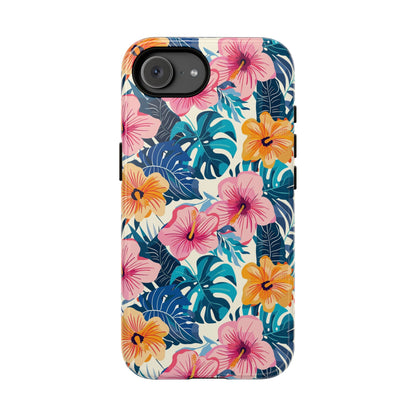 Hibiscus Bloom: Cute Floral Phone Case for iPhone, Samsung and Google Pixel