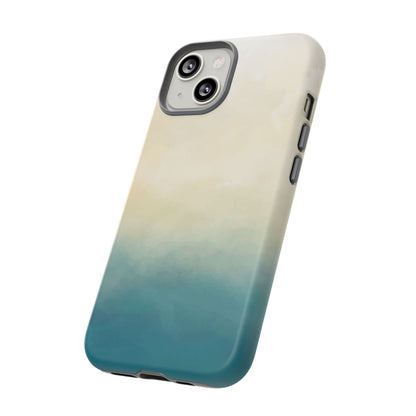 海と砂のグラデーションケース：iPhone、Galaxy、Google Pixelデバイス用ビーチ風スマホケース
