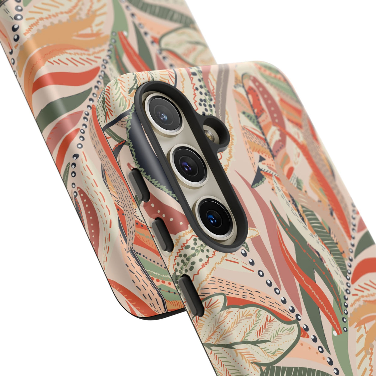 Terracotta Leaves Phone Case: Nature‑Inspired Art for iPhone, Samsung Galaxy and Google Pixel devices