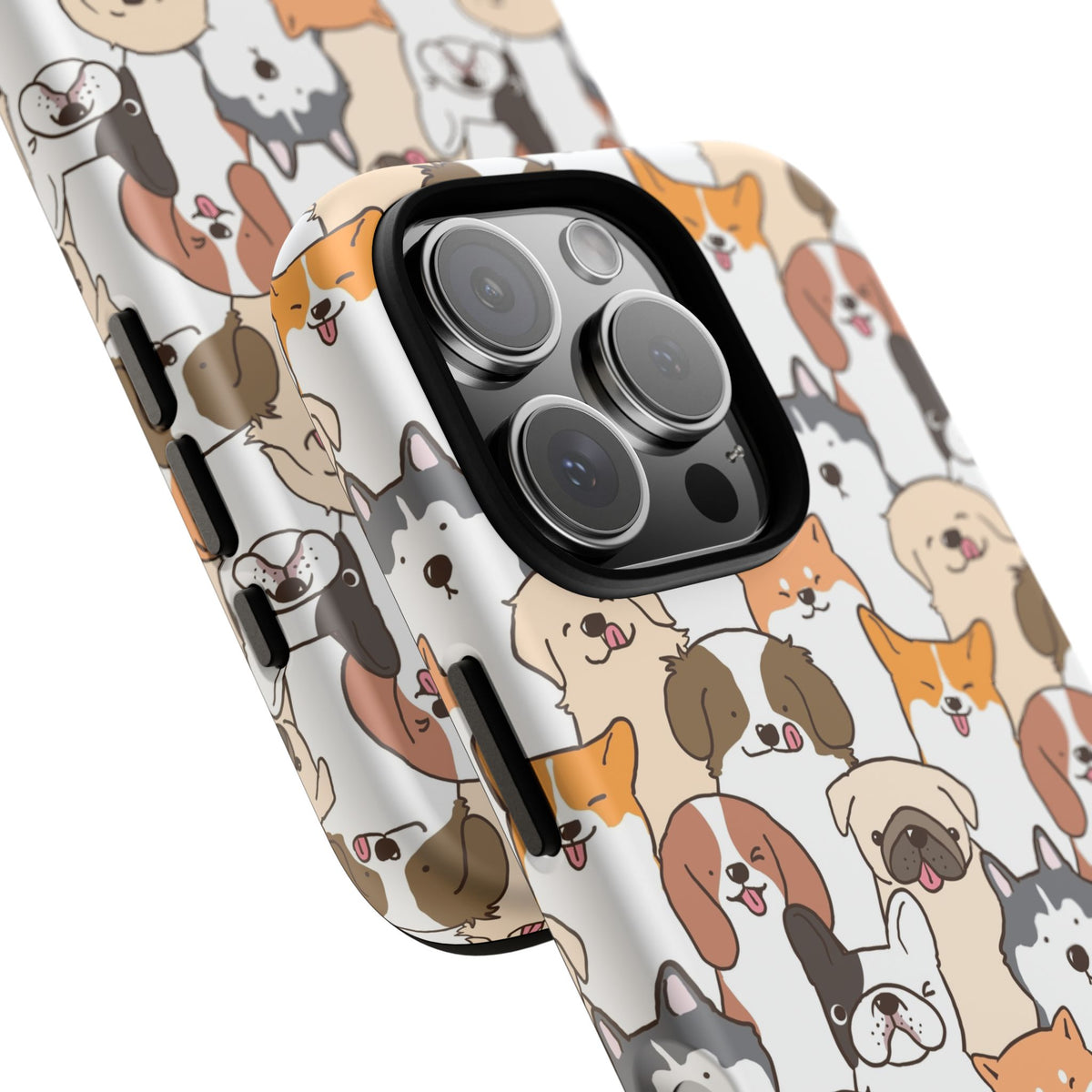 Cute Dogs Charm Phone Case for iPhone, Samsung Galaxy and Google Pixel devices