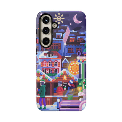 Christmas Fair in Old Town: Holiday-Themed case for iPhone, Samsung Galaxy and Google Pixel